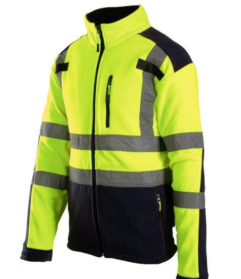 BLUZA POLAR OSTRZEGAWCZA POLSTAR BRIXTON FLASH AFPO ŻÓŁTA 4XL