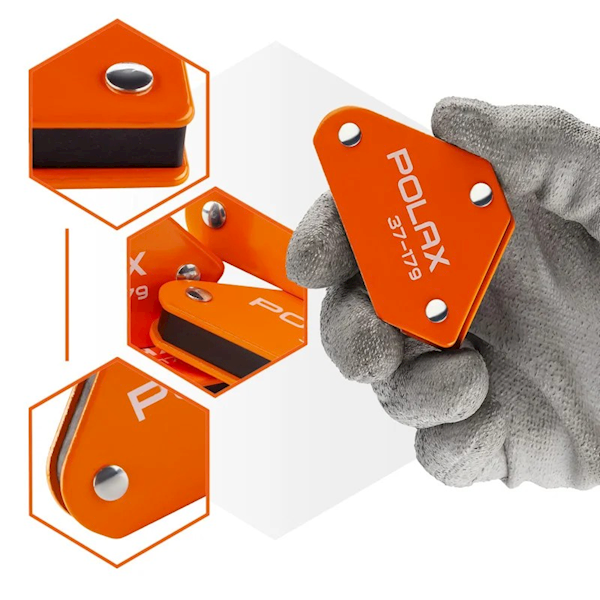 ZESTAW 4 SPAWALNICZY KĄTOWNIKÓW MAGNETYCZNYCH 45°,90°,135° 4 KG