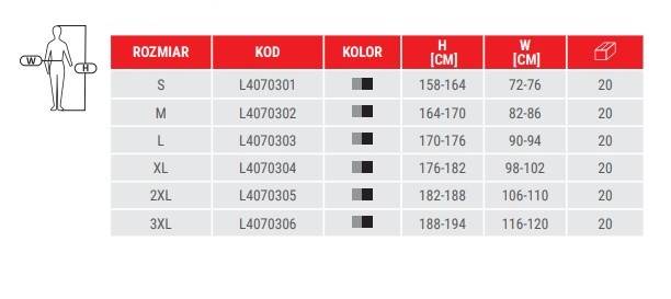 KRÓTKIE SPODENKI LAHTI PRO L40703 SZARO-CZARNE S