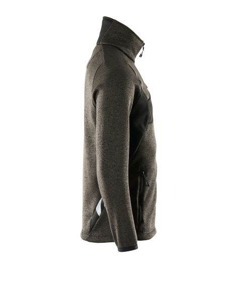 BLUZA DZIANINOWA ROZPINANA MASCOT ACCELERATE CIEMNY ANTRACYT CZARNY XL