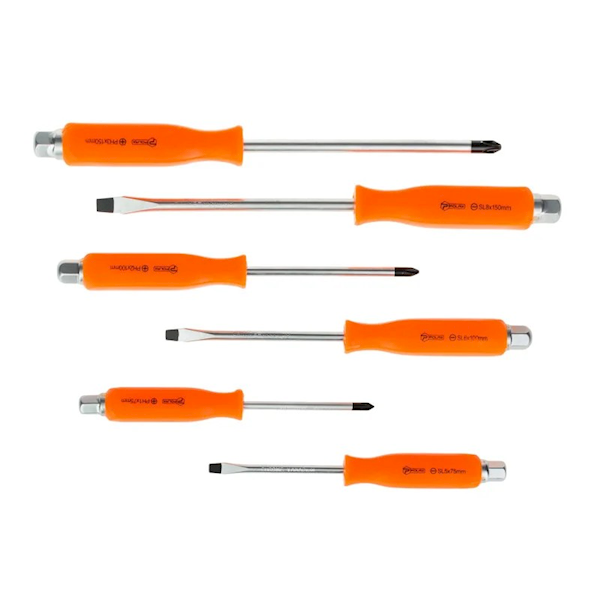 ZESTAW WKRĘTAKÓW UDAROWYCH POLAX 6 SZTUK