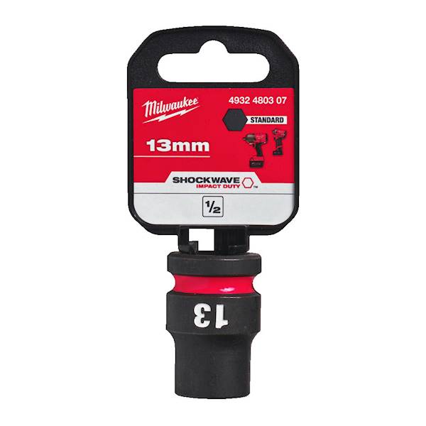 NASADKA UDAROWA 1/2″ MILWAUKEE SHOCKWAVE IMPACT DUTY 13 X 38 MM