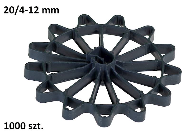 DYSTANS OKRĄGŁY GWIAZDKA DYSTANSOWA DINKI PCV 20 MM / 4-12 MM