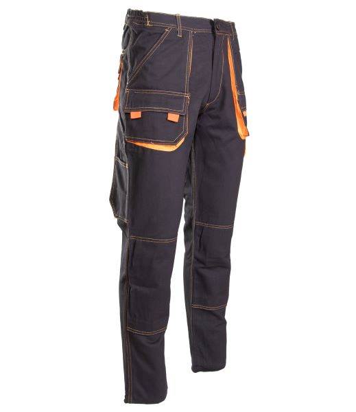 SPODNIE POLSTAR BRIXTON SPARK GRANATOWO/POMARAŃCZOWE 57