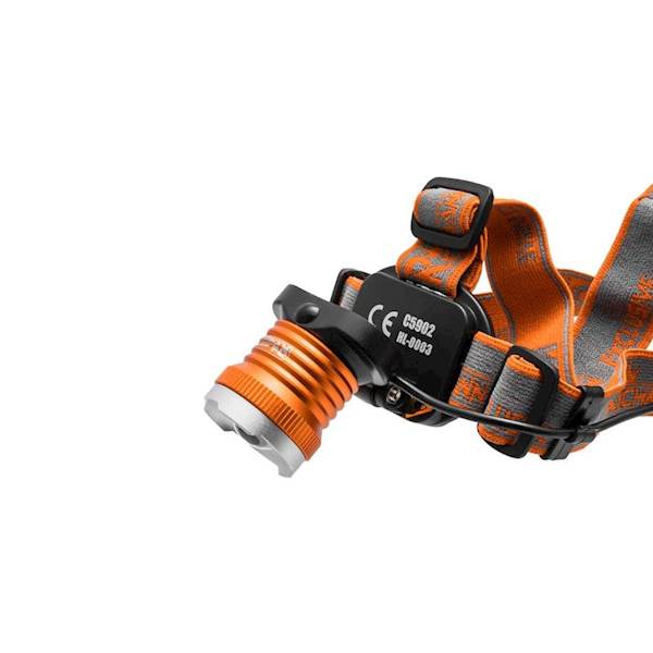 WODOSZCZELNA LATARKA CZOŁOWATYPU ZOOM RICHMANN CREE LED 3W EXCLUSIVE