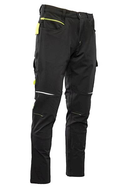 SPODNIE SOFTSHELL POLSTAR SEVEN KINGS RIVAL CZARNY/ŻÓŁTY 28
