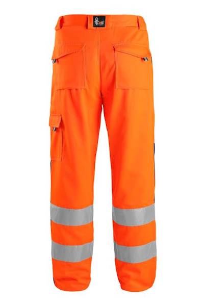 SPODNIE OSTRZEGAWCZE CXS NORWICH POMARAŃCZOWO-GRANATOWE 62