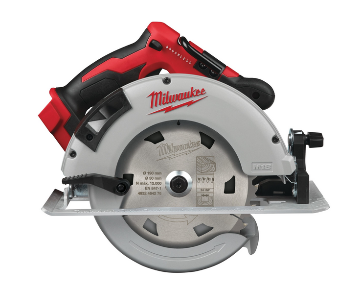 BEZSZCZOTKOWA PILARKA TARCZOWA DO DREWNA I TWORZYW SZTUCZNYCH MILWAUKEE M18 BLCS66-0X
