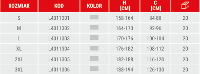 BLUZA LAHTI PRO L40113 SZARA M