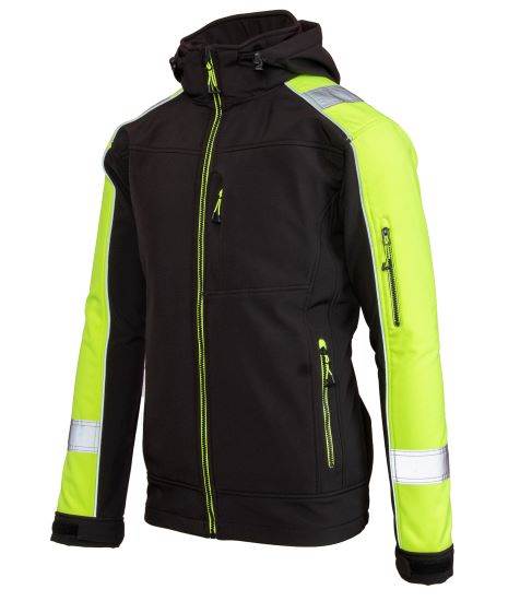 KURTKA SOFTSHELL POLSTAR BENEFIT RIVAL CZARNY/ZÓŁTY S