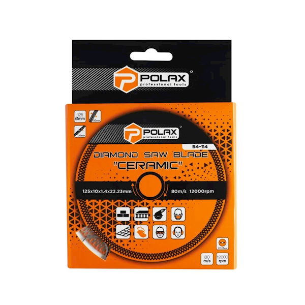 TARCZA DIAMENTOWA POLAX CERAMIC WARKOCZ 125 MM