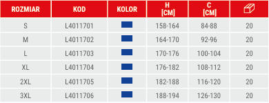 BLUZA LAHTI PRO L40117 GRANATOWA 2XL