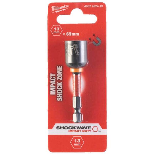 NASADKA UDAROWA MAGNETYCZNA MILWAUKEE SHOCKWAVE HEX 13 X 65 MM
