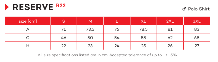 KOSZULKA POLO RIMECK RESERVE R22 CZARNA XL