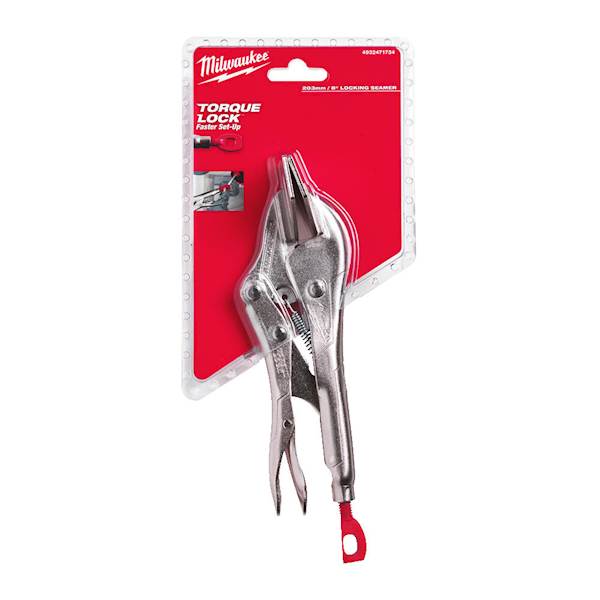 SZCZYPCE ZACISKOWE ZĄBKOWANE DO BLACH MILWAUKEE TORQUE LOCK 8" 200 MM