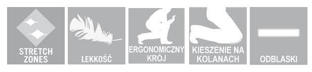 SPODNIE OGRODNICZKI Z KIESZENIAMI NA KOLANACH MASCOT ACCELERATE CIEMNY GRANAT 82C 56