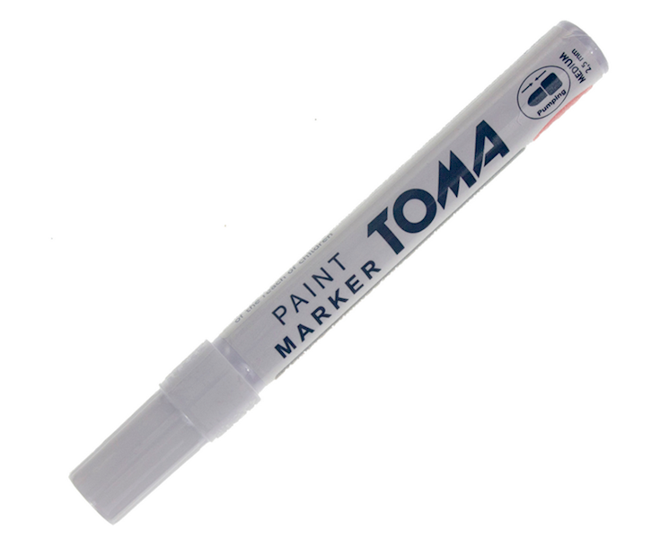 MARKER OLEJOWY BIAŁY TOMA 1 SZT.