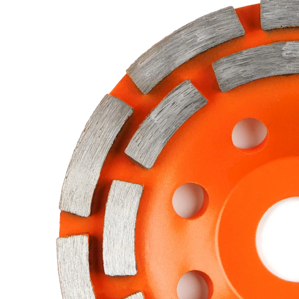 TARCZA DIAMENTOWA DWURZĘDOWA DO SZLIFOWANIA BETONU POLAX 125 MM