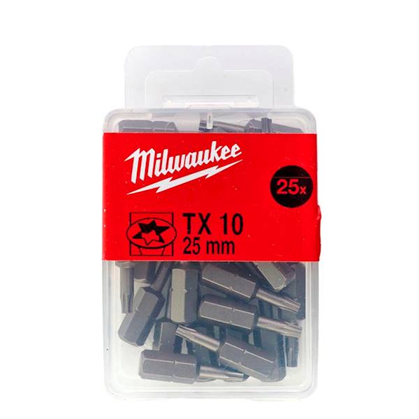 BIT MILWAUKEE TX10 X 25 MM