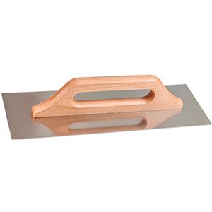 PACA NIERDZEWNA GŁADKA MAAN UCHWYT DREWNIANY 130 X 380 MM