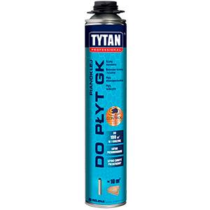 PIANOKLEJ POLIURETANOWY DO PŁYT GK EPS OSB-3 TYTAN PROFESSIONAL 840 ML