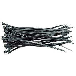 OPASKA KABLOWA CZARNA 4,5*250 NYLON 100SZT.