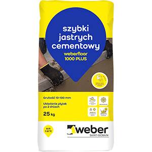 JASTRYCH CEMENTOWY SZYBKI 1000 PLUS 25KG WEBER
