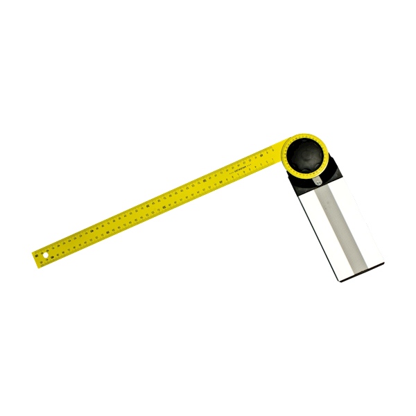 KĄTOMIERZ NASTAWNY Z PODZIAŁKĄ AL-MET 500 MM