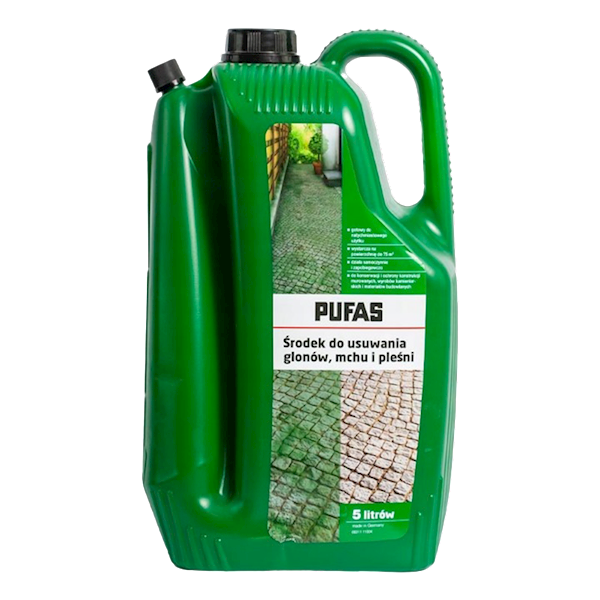ŚRODEK DO USUWANIA GLONÓW, MCHU I PLEŚNI 5L PUFAS