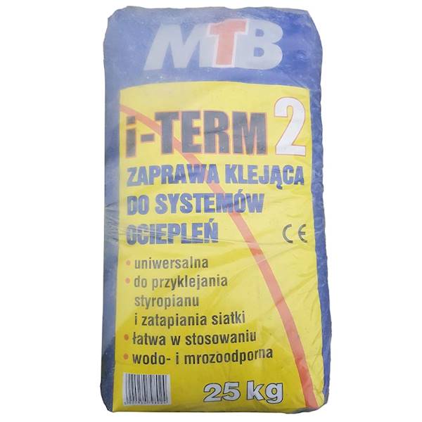 ZAPRAWA DO SIATKI I STYROPIANU I-TERM 2 25KG