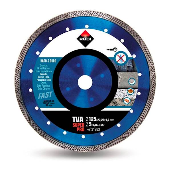 TARCZA DIAMENTOWA RUBI TURBO VIPER TVA 125 SUPERPRO