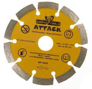 TARCZA COBRA TOOLS ATTACK 125MM 