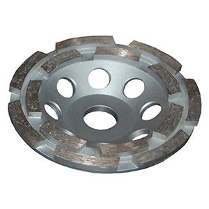TARCZA DO SZLIFOWANIA BETONU 180MM  DWURZĘDOWA 