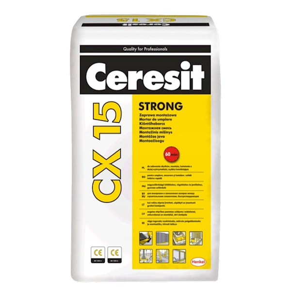 CEMENT CX15 MONTAŻOWY 25KG CERESIT 02-04-00227