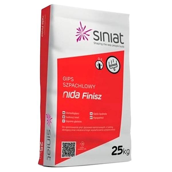 GIPS SZPACHLOWY 25KG NIDA FINISZ SINIAT