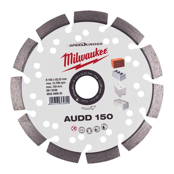 TARCZA DIAMENTOWA MILWAUKEE SPEEDCROSS AUDD 150 MM