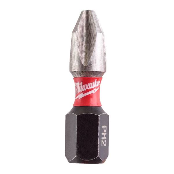BIT UDAROWY MILWAUKEE SHOCKWAVE IMPACT DUTY PH2 X 25 MM