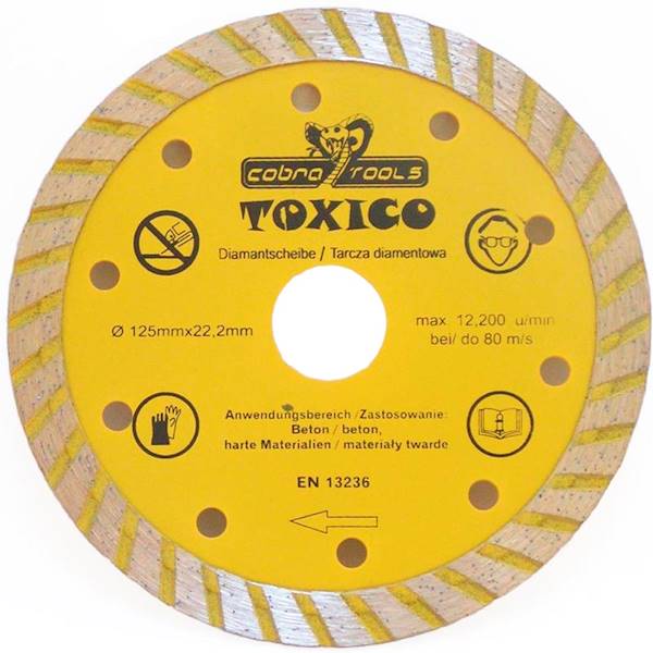 TARCZA COBRA TOOLS TOXICO 125MM