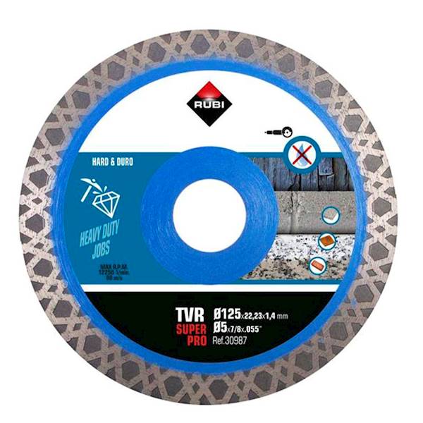 TARCZA DIAMENTOWA SUPERPRO TVR 125 RUBI