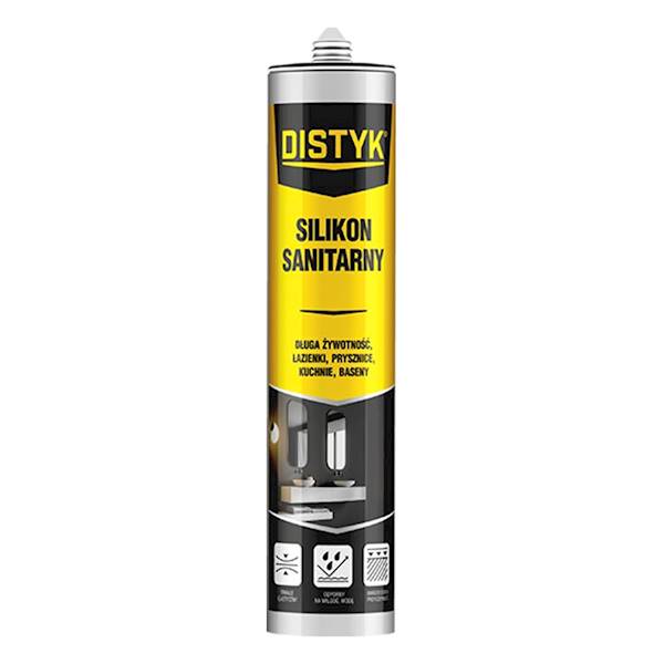SILIKON SANITARNY DISTYK 280 ML BIAŁY