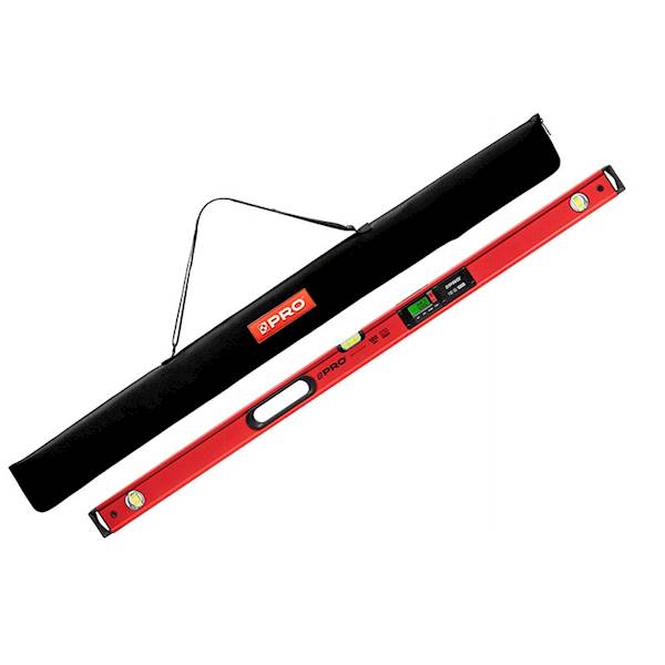 POZIOMICA ELEKTRONICZNA CZERWONA IP65 PRO900 DIGITAL POKROWIEC 120CM 
