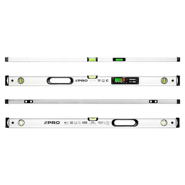POZIOMICA ELEKTRONICZNA BIAŁA Z MAGNESAMI IP65 PRO900 DIGITAL POKROWIEC 100CM