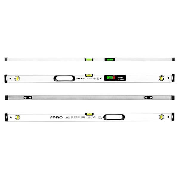 POZIOMICA ELEKTRONICZNA BIAŁA Z MAGNESAMI IP65 PRO900 DIGITAL POKROWIEC 120CM
