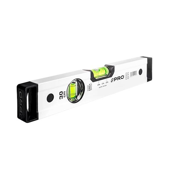 POZIOMICA PRO600 PLUS BIAŁA LIBELLA 2% 30 CM