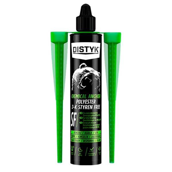 KOTWA CHEMICZNA BEZ STYPENU DISTYK POLYESTER SF 300 ML SZARA