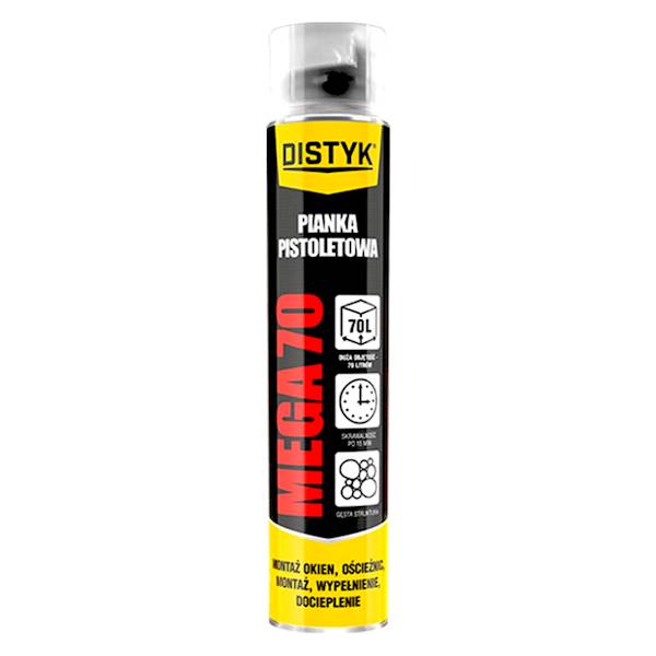 PIANA PISTOLETOWA DISTYK MEGA 70 870 ML ŻÓŁTA