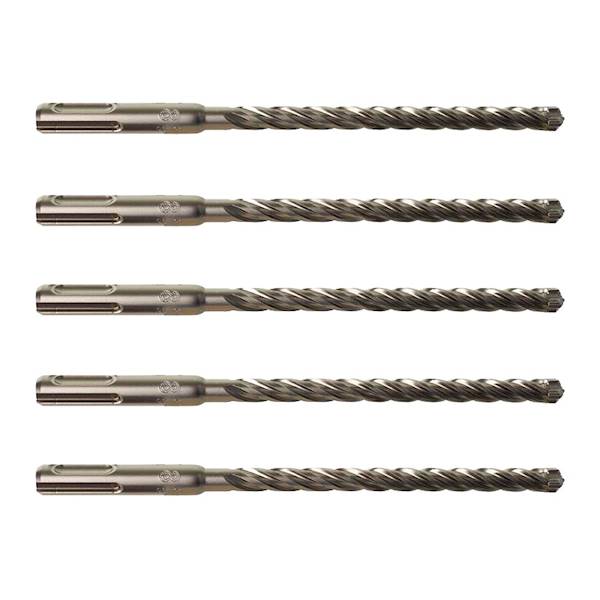 ZESTAW 5 WIERTEŁ MILWAUKEE SDS-PLUS MX4 8/165/100 MM