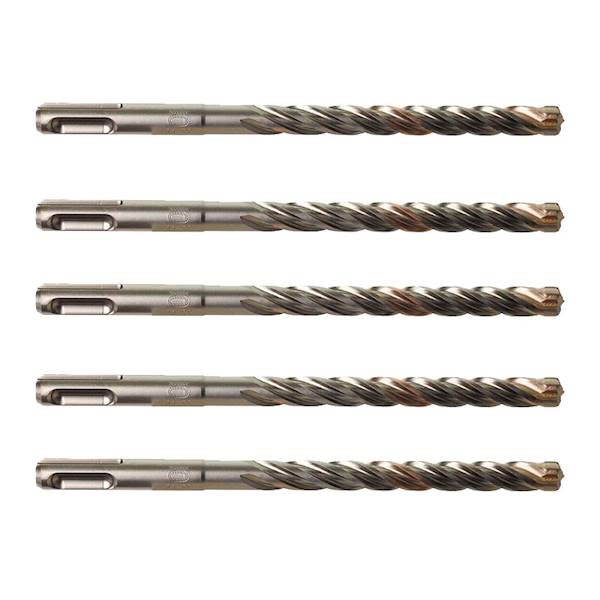 ZESTAW 5 WIERTEŁ MILWAUKEE SDS-PLUS MX4 10/165/100 MM