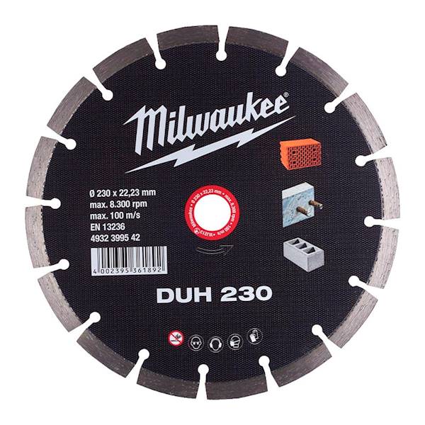 TARCZA DIAMENTOWA MILWAUKEE DUH 230 MM
