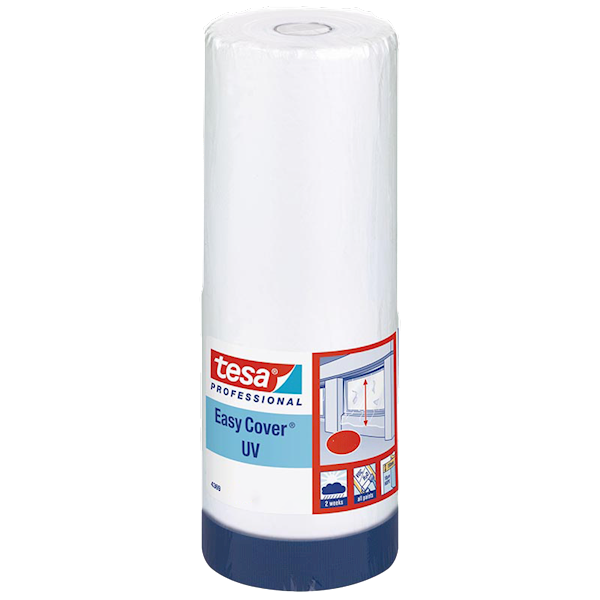 FOLIA MALARSKA ZABEZPIECZAJĄCA Z TAŚMĄ TKANINOWĄ TESA PROFESSIONAL 14 X 1,8 M